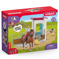 Schleich: Horse Club - Hannah in Cayenne konjeniški boks igralni set