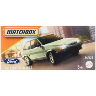 Škatlica: Papirnata škatla 1983 Ford Fiesta MK 2 mali avto 1/64 - Mattel