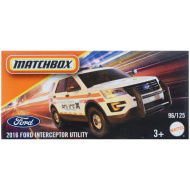 Škatlica: Papirnata škatla 2016 Ford Interceptor Utility mali avto 1/64 - Mattel