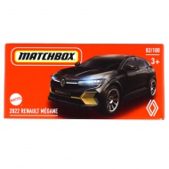 Škatlica vžigalic: Papirnata škatla 2022 Renault Mégane mali avto 1/64 črna - Mattel