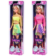 Steffi Love: Steffi Neon Style lutka v dveh različicah 1 kos - Simba Toys