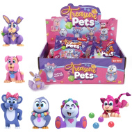 Treasure Pets: Presenečenje s figurico živali 1 kos