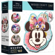 Wood Craft: Disney - Stilna Minnie Mouse 160-delni premium lesena sestavljanka - Trefl