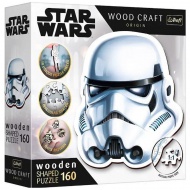 Wood Craft: Star Wars - Čelada vojaka Stormtrooper 160 kosov premium lesena sestavljanka - Trefl