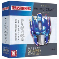 Wood Craft: Transformers Optimus Prime 500+5-delni premium leseni sestavljanka - Trefl