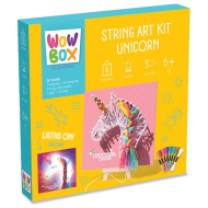 WowBox: Kreativni set za izdelavo slike z LED lučkami in samorogom