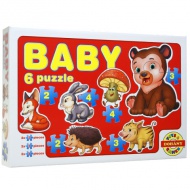 Baby sestavljanka gozdne živali - D-Toys