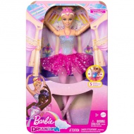 Barbie®: Bleščeča mavrična balerina s svetlimi lasmi in lučjo - Mattel