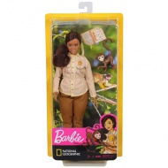 Barbie: National Geographic Lutka z opico - Mattel