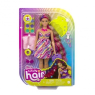 Barbie: Totally hair lutka - Roža - Mattel