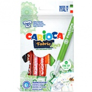 Carioca: Fabric Liner 10-delni komplet tekstilnih flomastrov