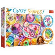 Crazy Shapes: Sladke sanje 600-delna sestavljanka - Trefl