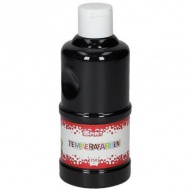 Črna tempera barvica 250ml