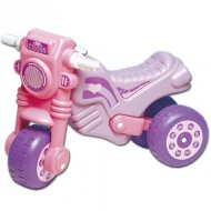 Cross motor roza barve na nožni pogon - D-Toys