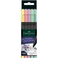 Faber-Castell: Grip 5-delni set tankih flomastrov 0,4mm pastelnih barv