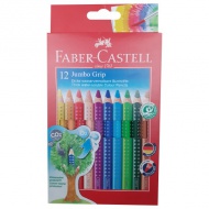 Faber-Castell: Jumbo 12-delni komplet barvnih svinčnikov s šilčkom