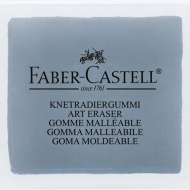 Faber-Castell: Plastelin radirka sive barve v plastični škatlici