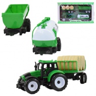 Farmer Truck: Kmetijski traktor set s prikolicami 28cm