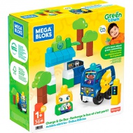 Fisher-Price: Green Town avtobusno postajališče s polnilno postajo gradbena igrača - Mega Bloks