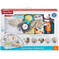 Fisher-Price: Sensimals Igralna preproga z razgibalnim lokom za dojenčke - Mattel