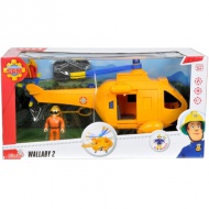 Gasilec Samo: Wallaby II helikopter z igralno figurico- Simba Toys