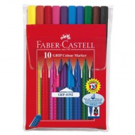 Grip 10-delni komplet pralnih barvnih flomastrov - Faber-Castell