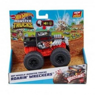 Hot Wheels: Monster Trucks Roarin' Wreckers avtomobilček s svetlobnimi in zvočnimi efekti 1/43