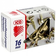 ICO: Milton 100-delni komplet sponk 16mm