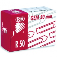 ICO: R50 100-delni komplet papirnih sponk 50mm