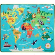 Igralna preproga Okoli sveta 100x90cm - Melissa &amp; Doug