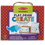 Izbrisljiv risalni in magnetni kreativni igralni set Melissa &amp; Doug: Dinozavri