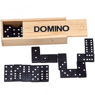 Klasični domino v leseni škatli