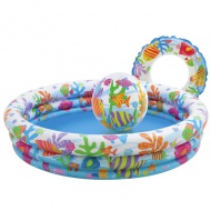 Komplet bazen Fishbowl 132x28cm - Intex