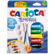 Komplet tempera barv v tubah 7x10 ml - Carioca