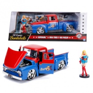 Kovinski model avtomobila 1/24 DC Comics Bombshells - Supergirl: 1956 Ford F-100 Pickup - Simba Toys