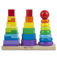 Lesena razvijalna igrača Montessori stolpi - Melissa &amp; Doug