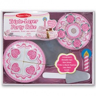 Leseni igralni komplet kuhanje-pečenje nadstropna torta - Melissa &amp; Doug