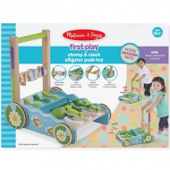 Leseni klopotajoči kričeči pripomoček za hojo Kroki - Melissa &amp; Doug