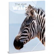 Mapa z gumo A4 Ars Una: Máté Bence The Eyes of the Wild - Zebra