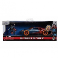 Marvel: Figurica Doctorja Strangea in model avtomobila 2017 Ford GT 1/32 - Simba Toys