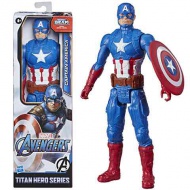 Maščevalci Titan Hero: Stotnik Amerika 30cm velika igralna figurica - Hasbro