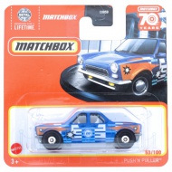 Matchbox: Push N Puller modri avtomobilček 1/64 - Mattel