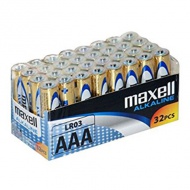 Maxell: Alkalna tanka ploščata baterija 1.5V AAA LR03 v foliji 32 kosov