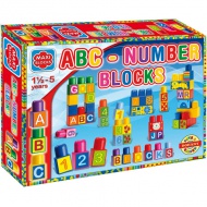 Maxi Blocks ABC gradbene kocke - D-Toys