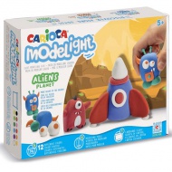 Modelight Maxi Play Box Vesoljci Komplet plastelina - Carioca