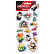 Monopoly Set 3D reliefnih nalepk na listu 10x22cm