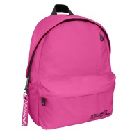 Must: Zaobljena pink šolska torba, nahrbtnik s štirimi predelki 32 x 17 x 42 cm