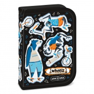 Napolnjena peresnica Ars Una: Wheelz 13 x 19 x 4 cm