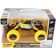 Off-Road reli avtomobil na poteg rumene barve 1/32