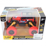 Off-Road terensko vozilo na poteg Jeep rdeče barve 1/32